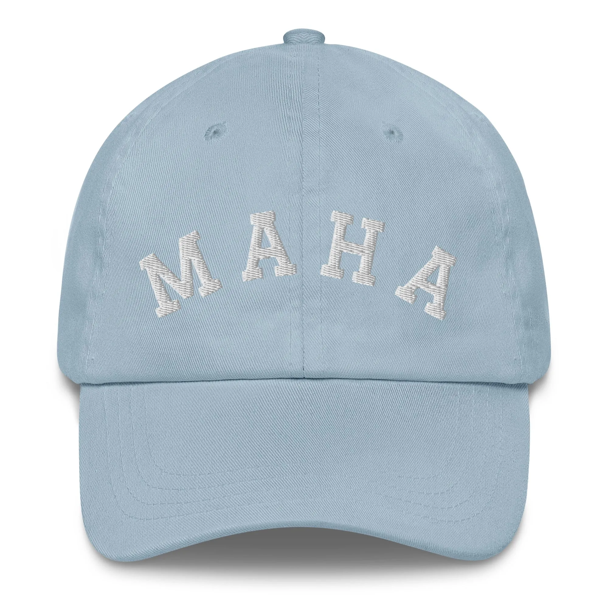 MAHA Collegiate Embroidered Dad Hat