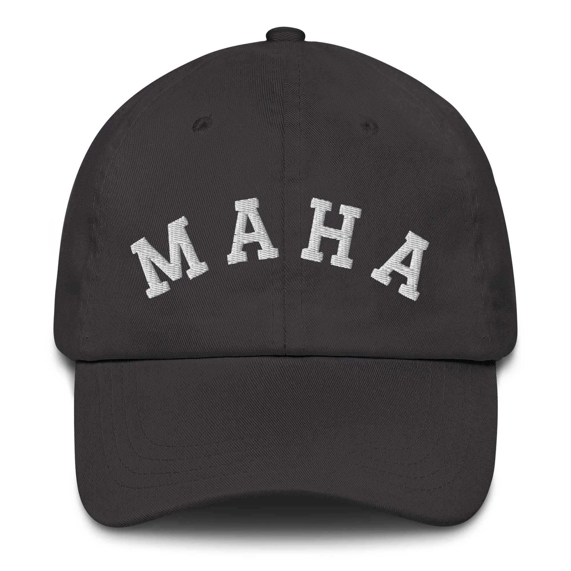 MAHA Collegiate Embroidered Dad Hat