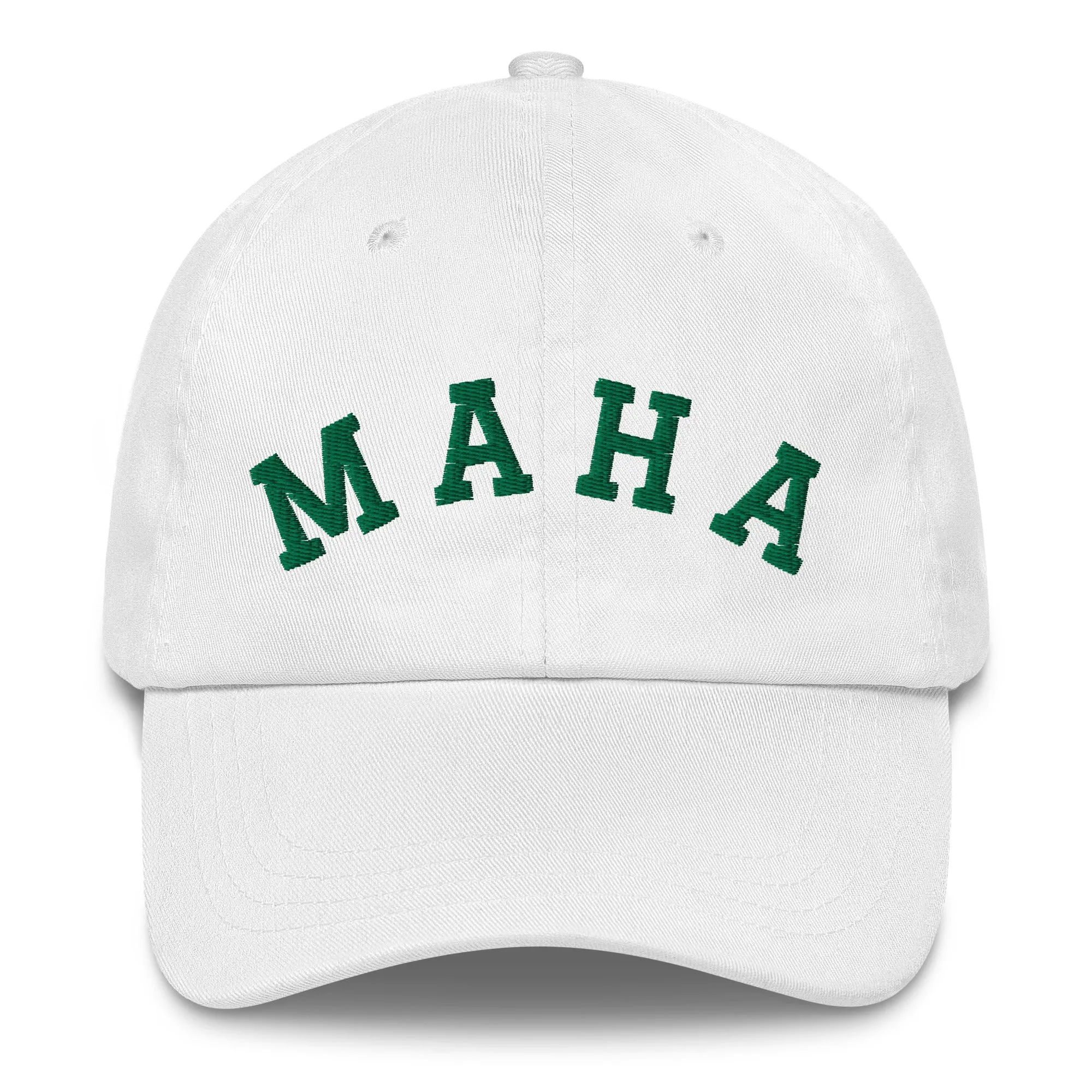 MAHA Collegiate Embroidered Dad Hat