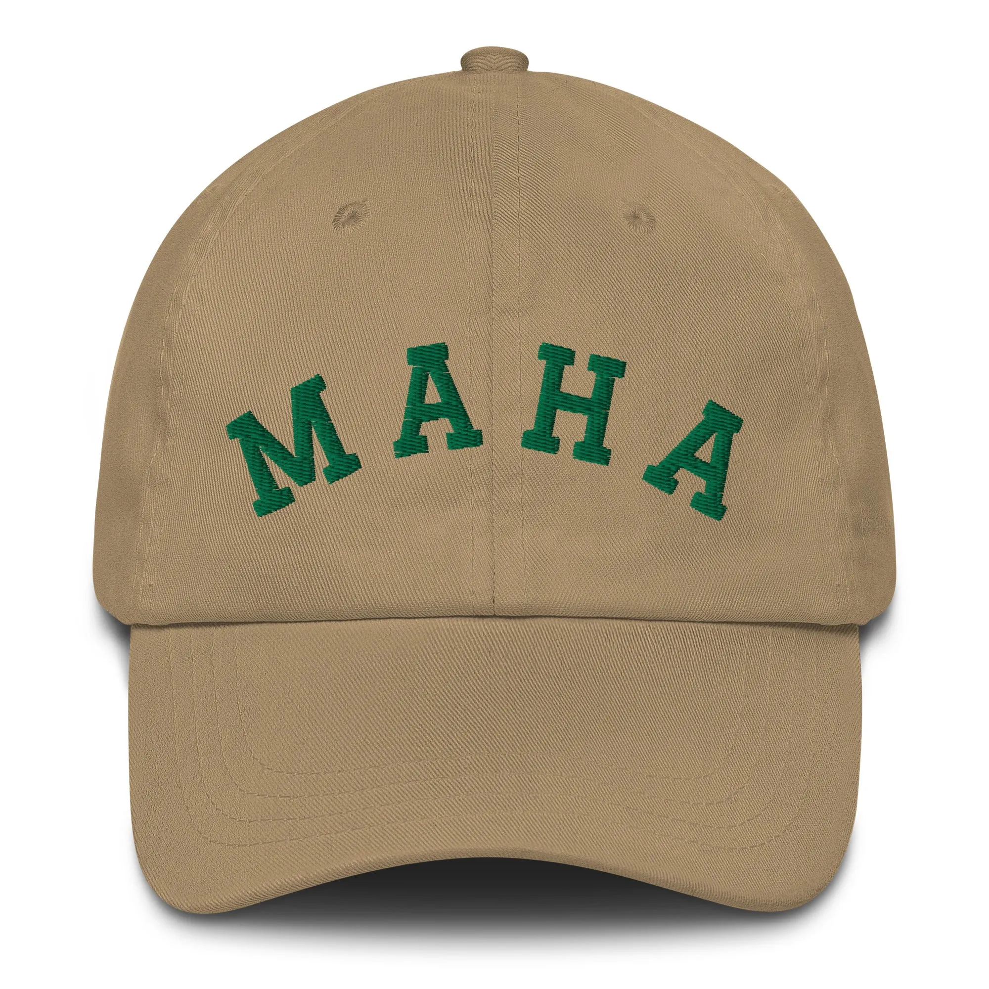 MAHA Collegiate Embroidered Dad Hat