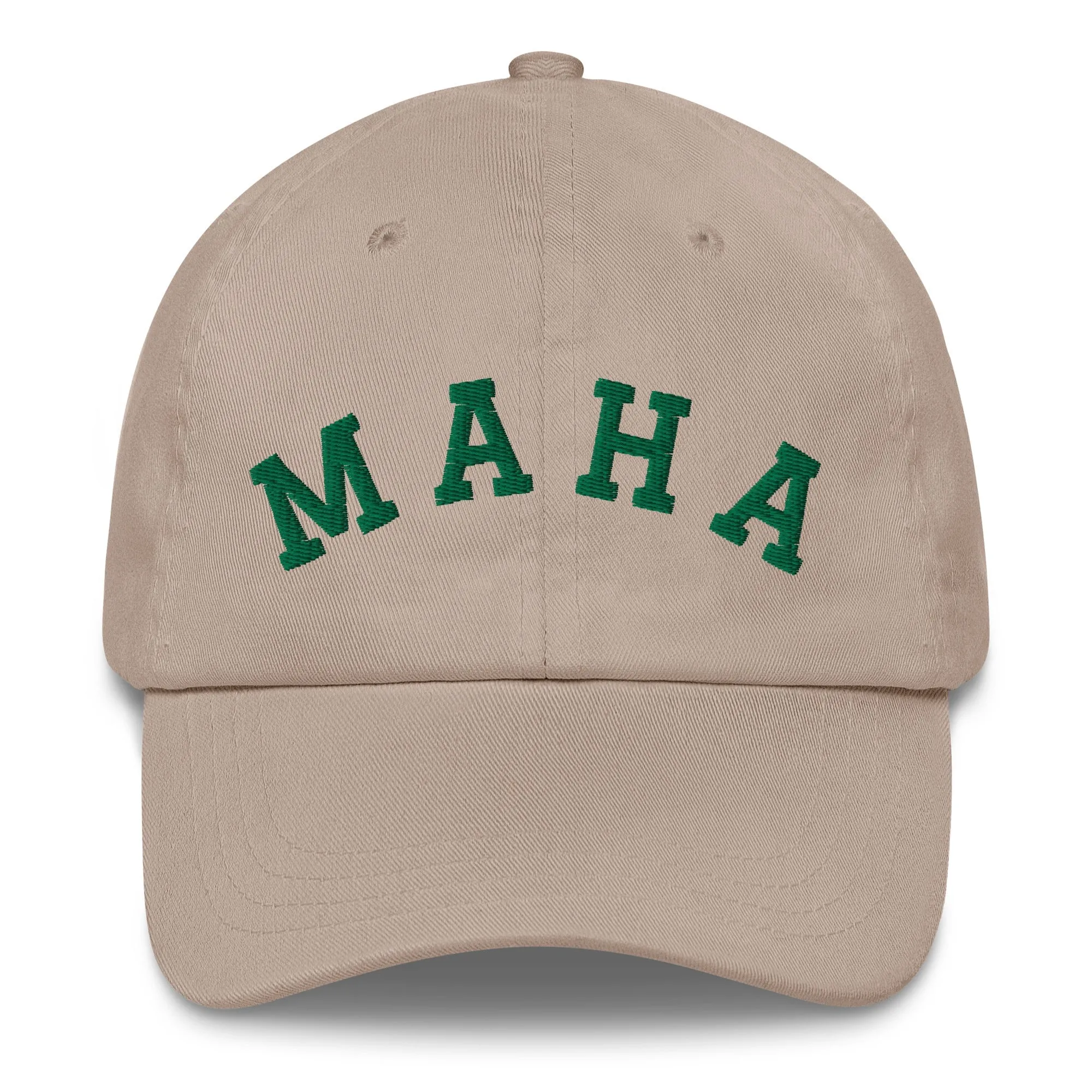 MAHA Collegiate Embroidered Dad Hat