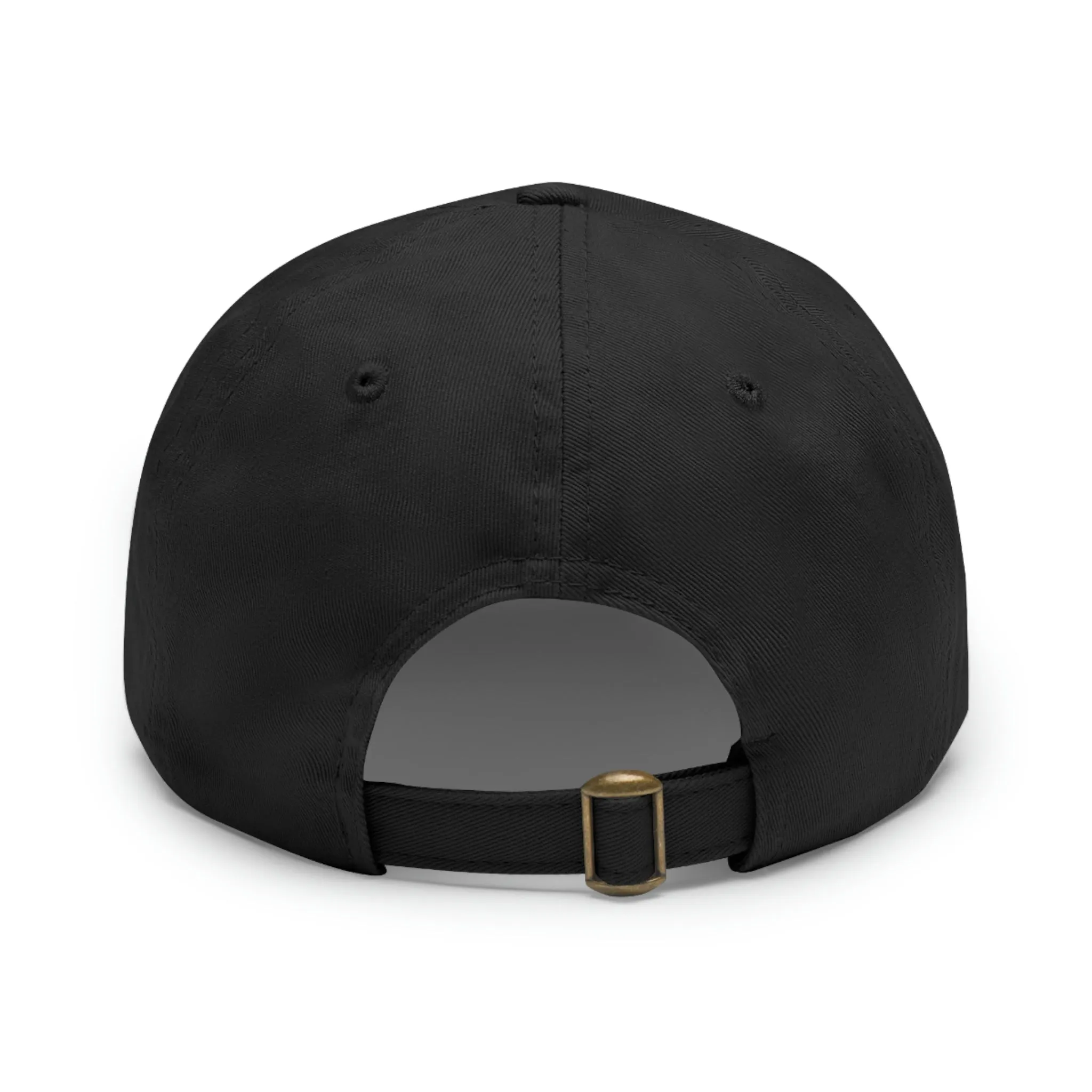 Make-up Horse POD Dad Hat with Leather Patch (Rectangle)