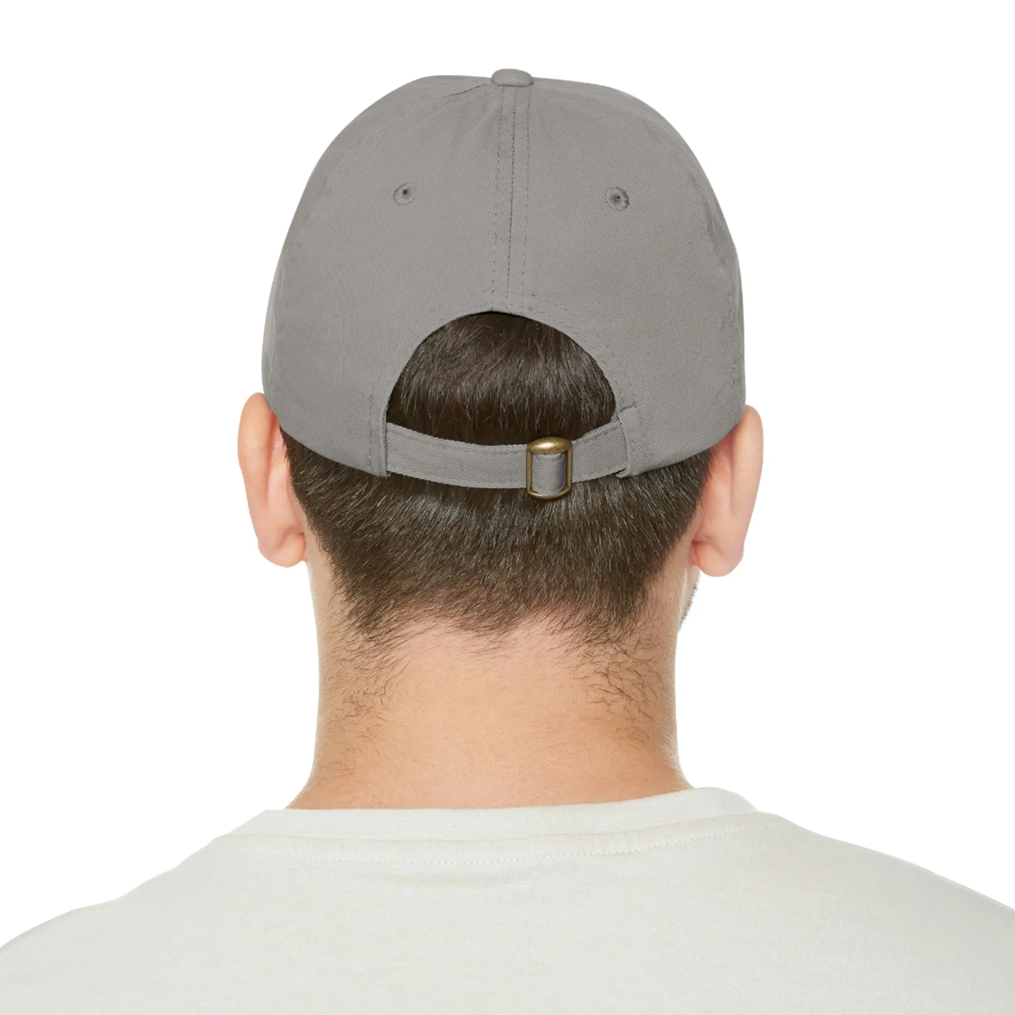 Make-up Horse POD Dad Hat with Leather Patch (Rectangle)