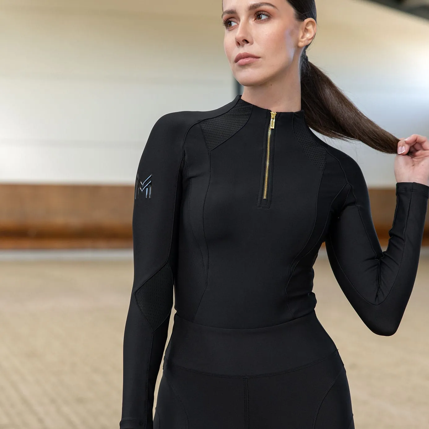 Maximilian Equestrian Frame Base Layer - Black