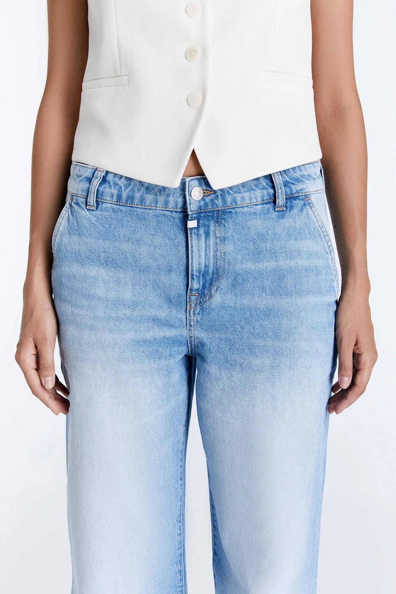 Maxine Low Waist Full Jeans Light Blue