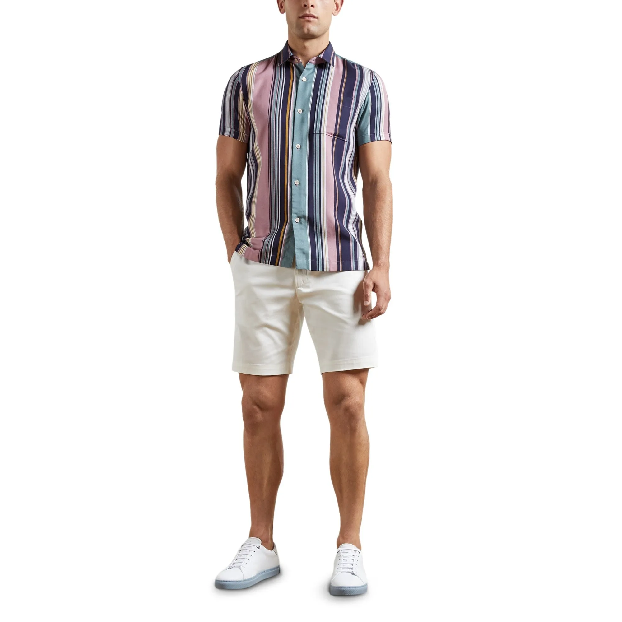 Men Swiftly-Chino Short - White