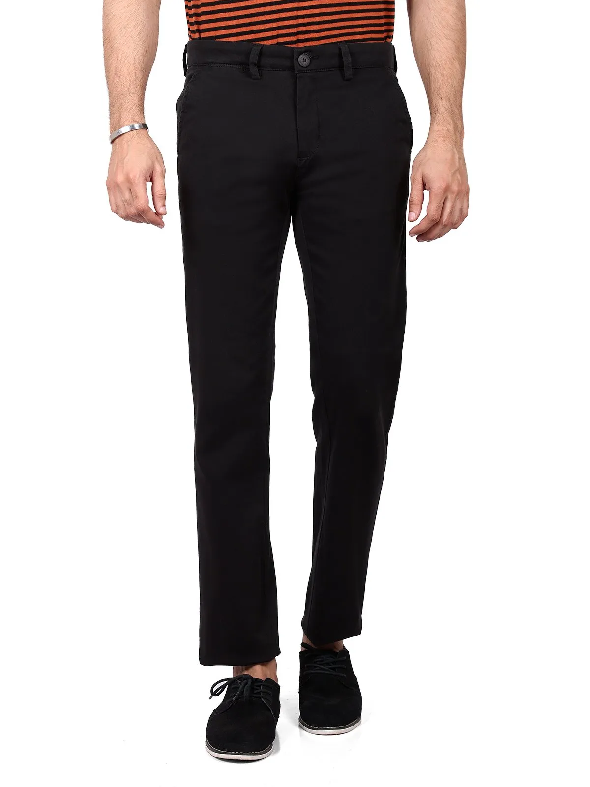 Men's Black Chino Pant - EMBCP19-003