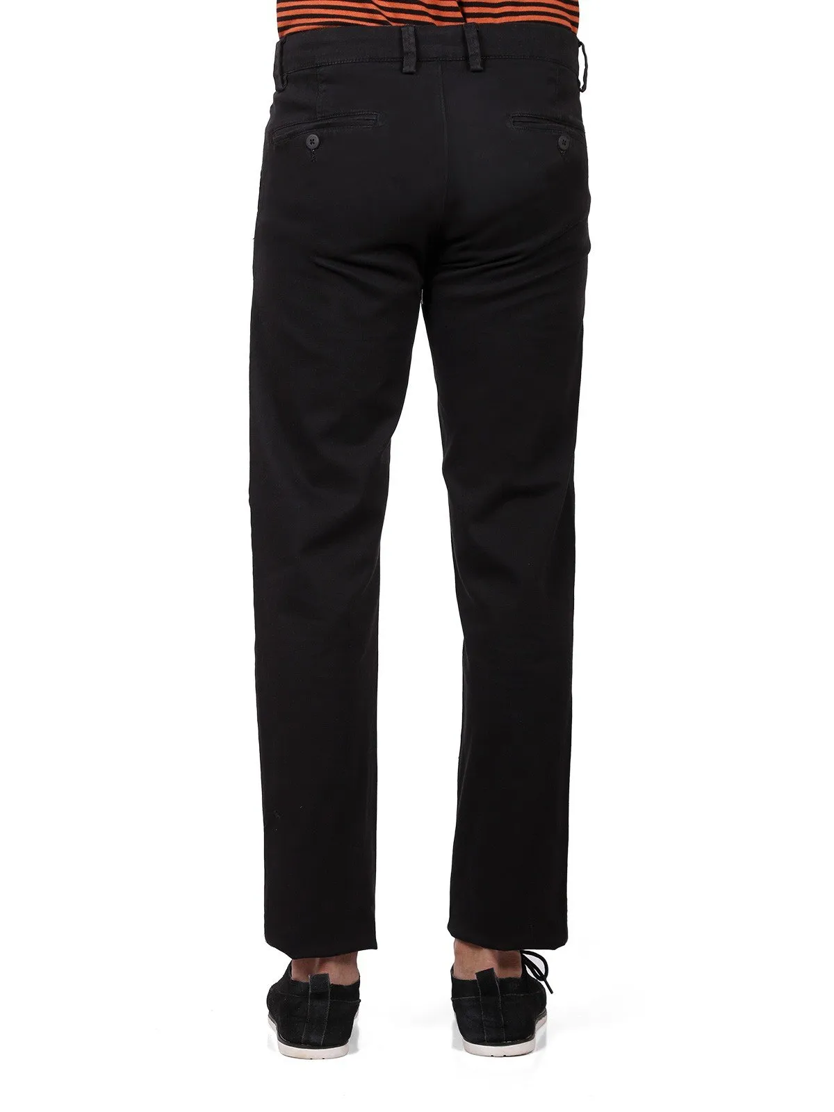 Men's Black Chino Pant - EMBCP19-003