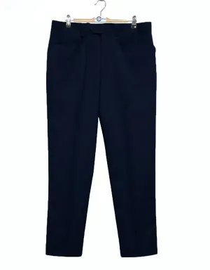 Men's Chino Trousers | 60s Vintage Style Navy Blue Chino Trouser