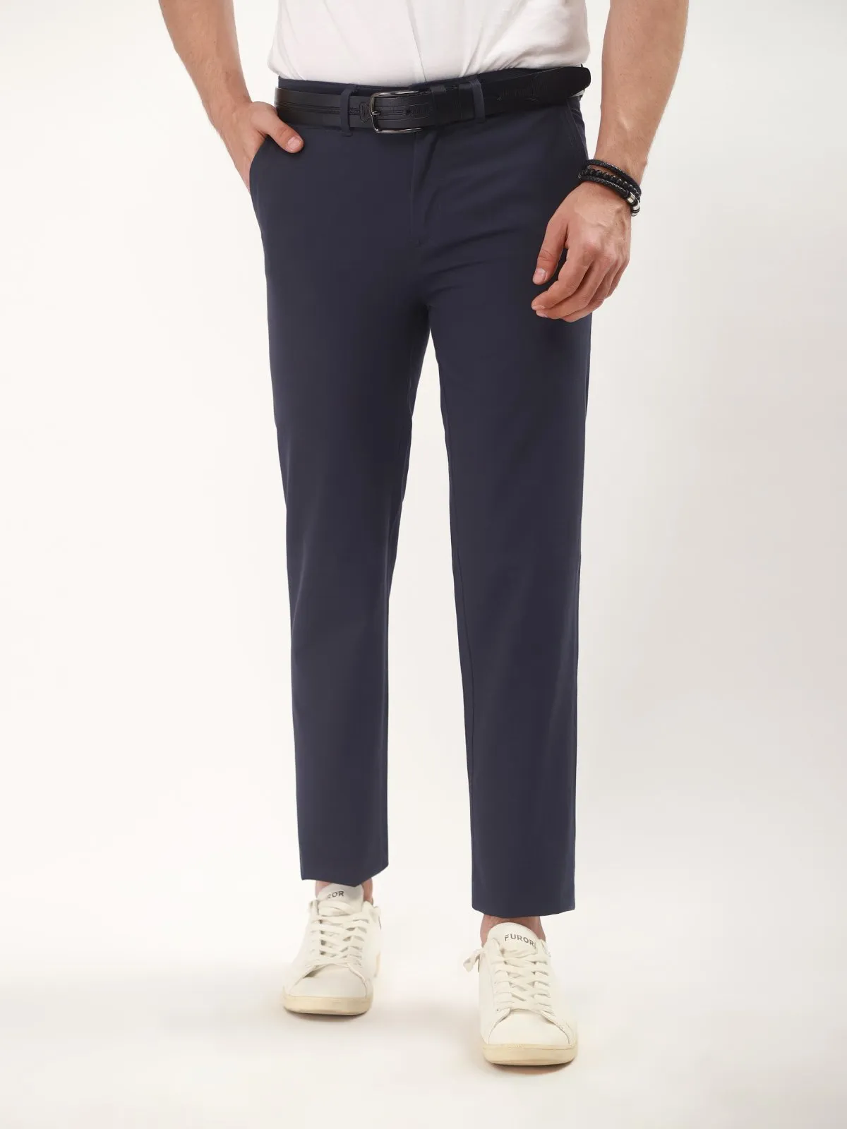 Men's Dark Navy Chino Pant - EMBCP20-014