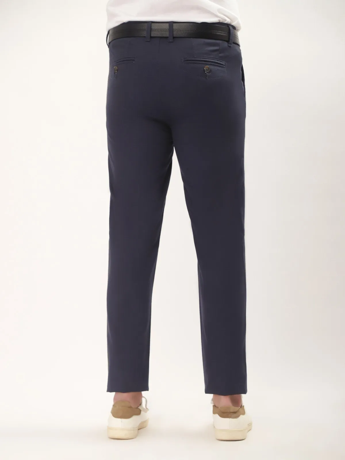 Men's Dark Navy Chino Pant - EMBCP20-014