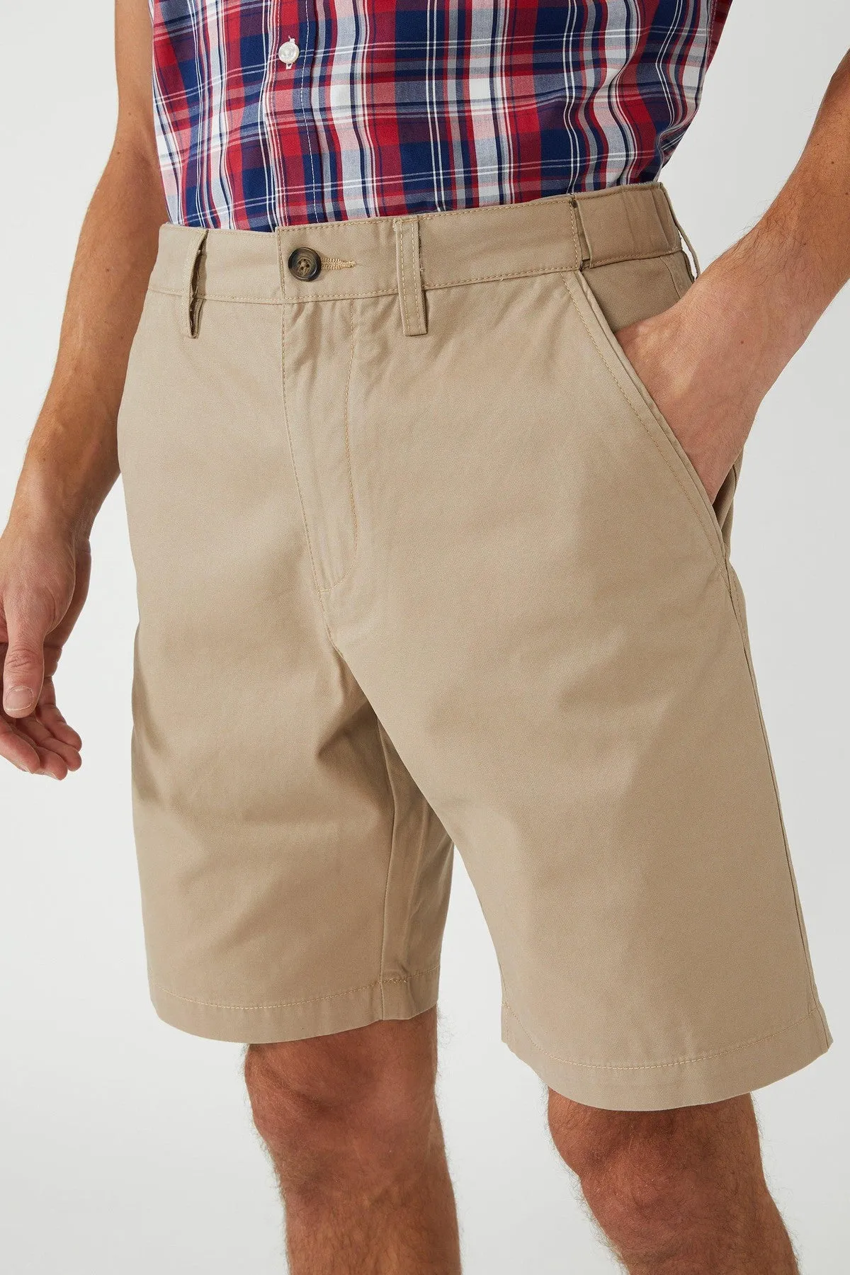 Mens Flex Waist Chino Shorts