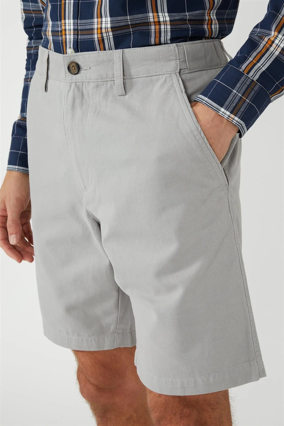 Mens Flex Waist Chino Shorts