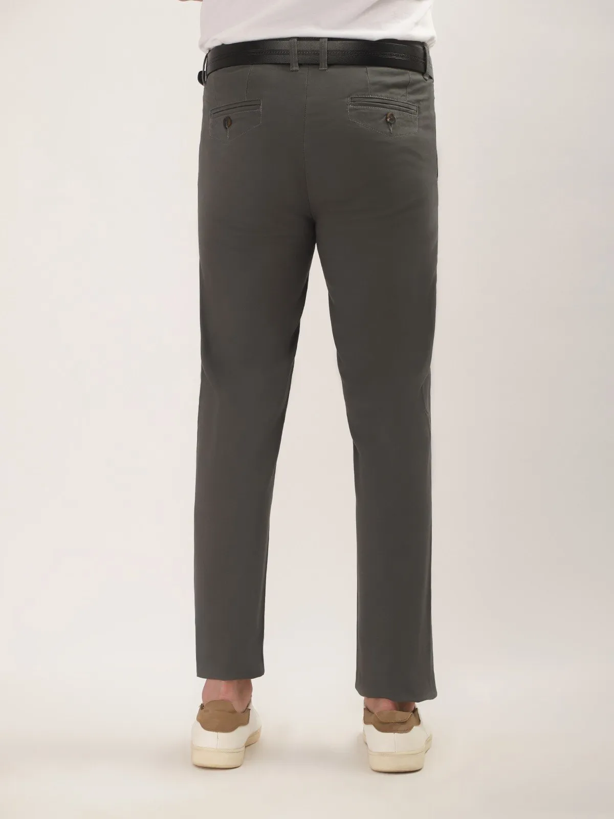 Men's Grey Chino Pant - EMBCP20-010