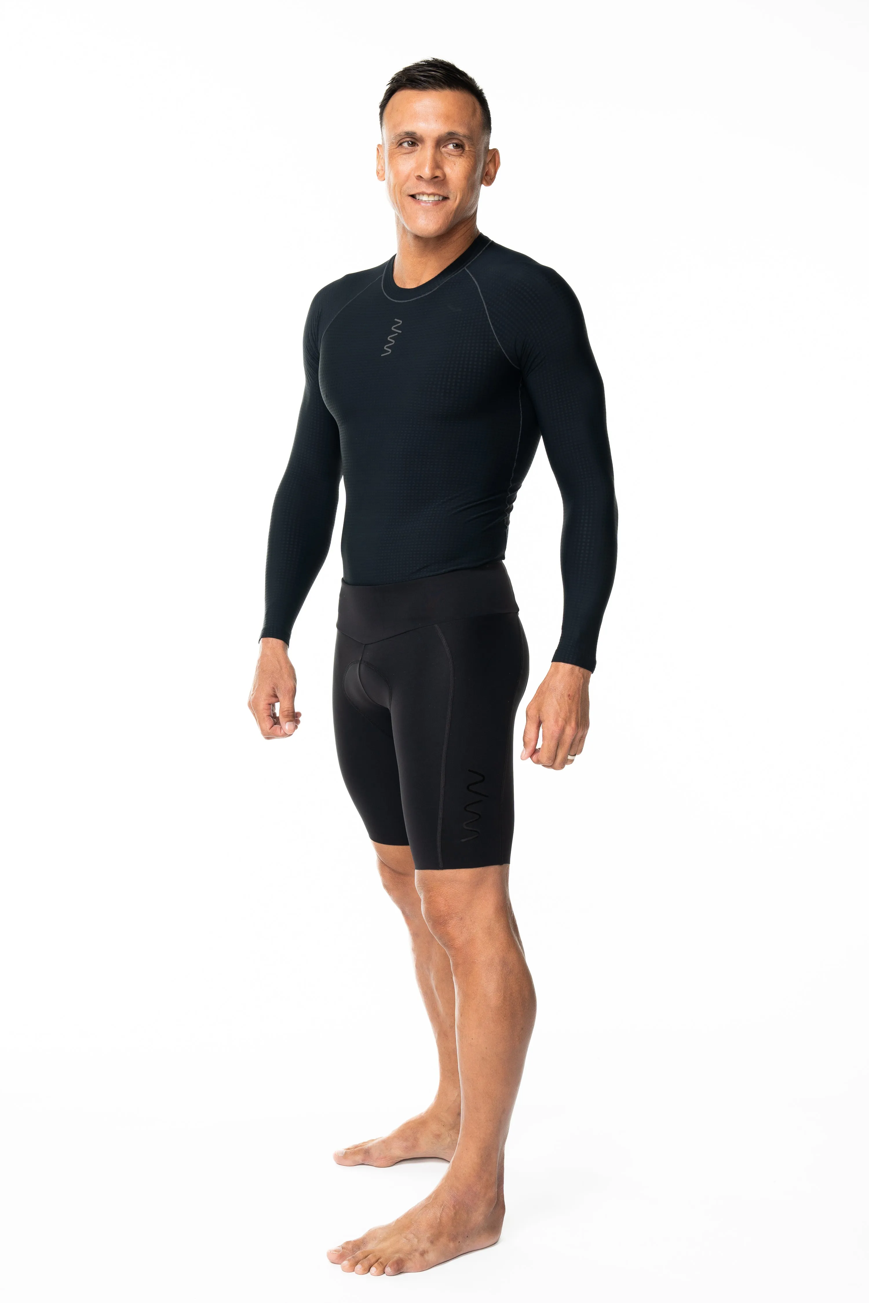 Men's Sleeved Base Layer - Black