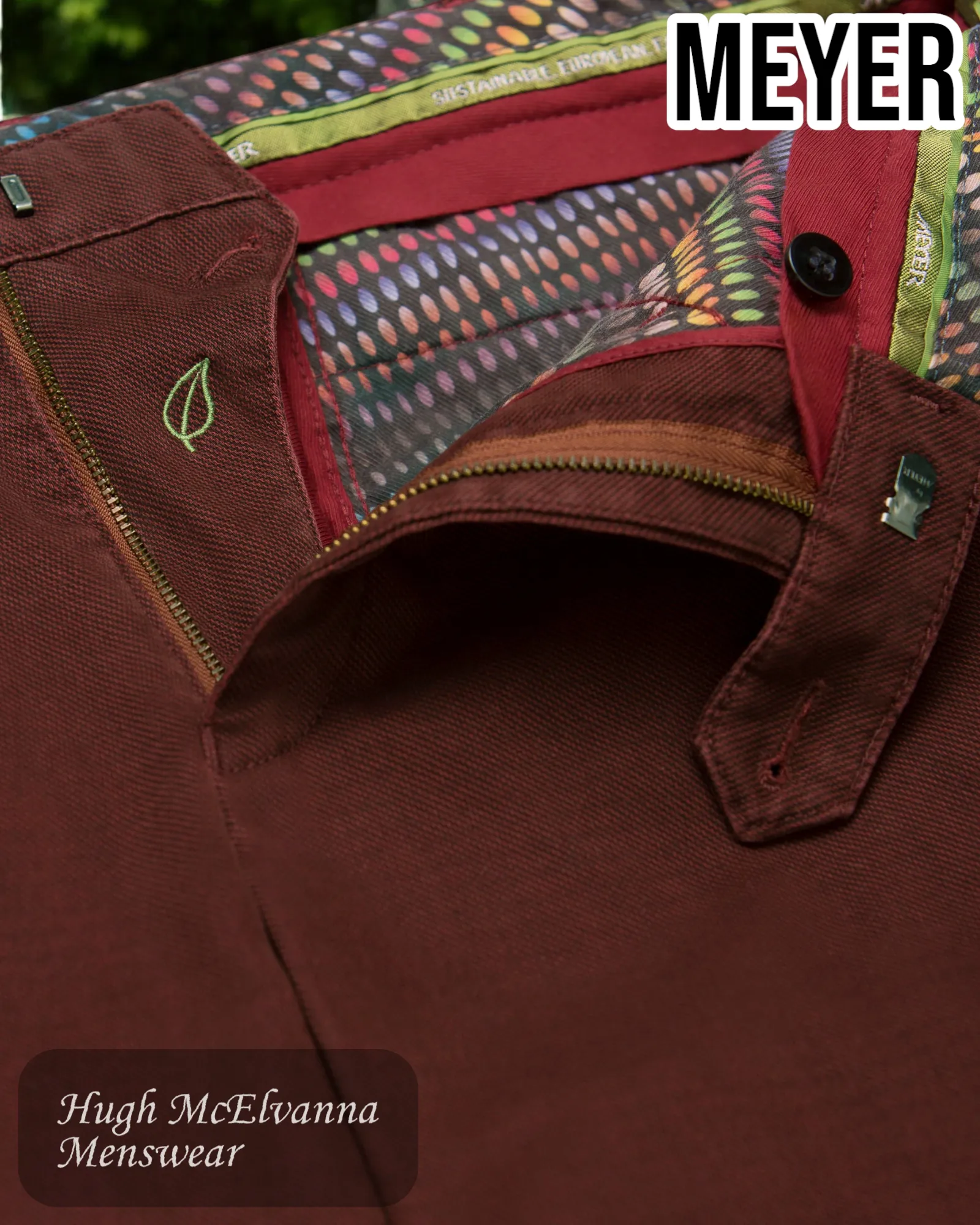 Meyer CHICAGO 5613/48 Burgundy Chino