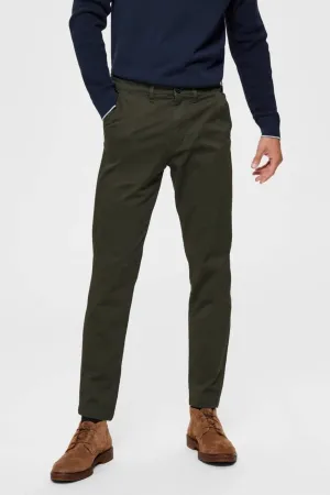 Miles Flex chino pant - Dark Green (organic cotton)