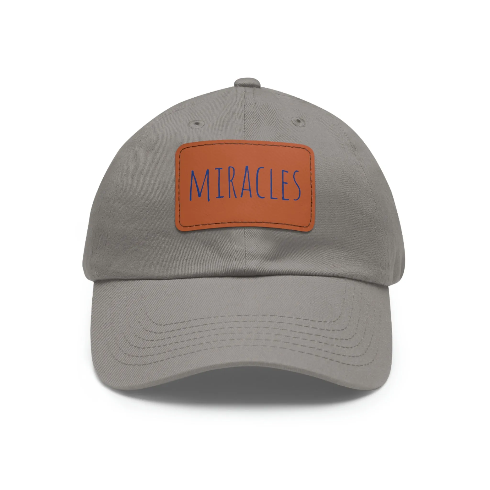 MIRACLES HAT WITH LEATHER PATCH