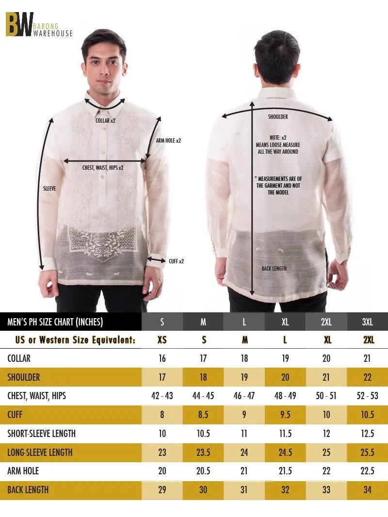 MJ07 - Jusi Pina Barong Tagalog