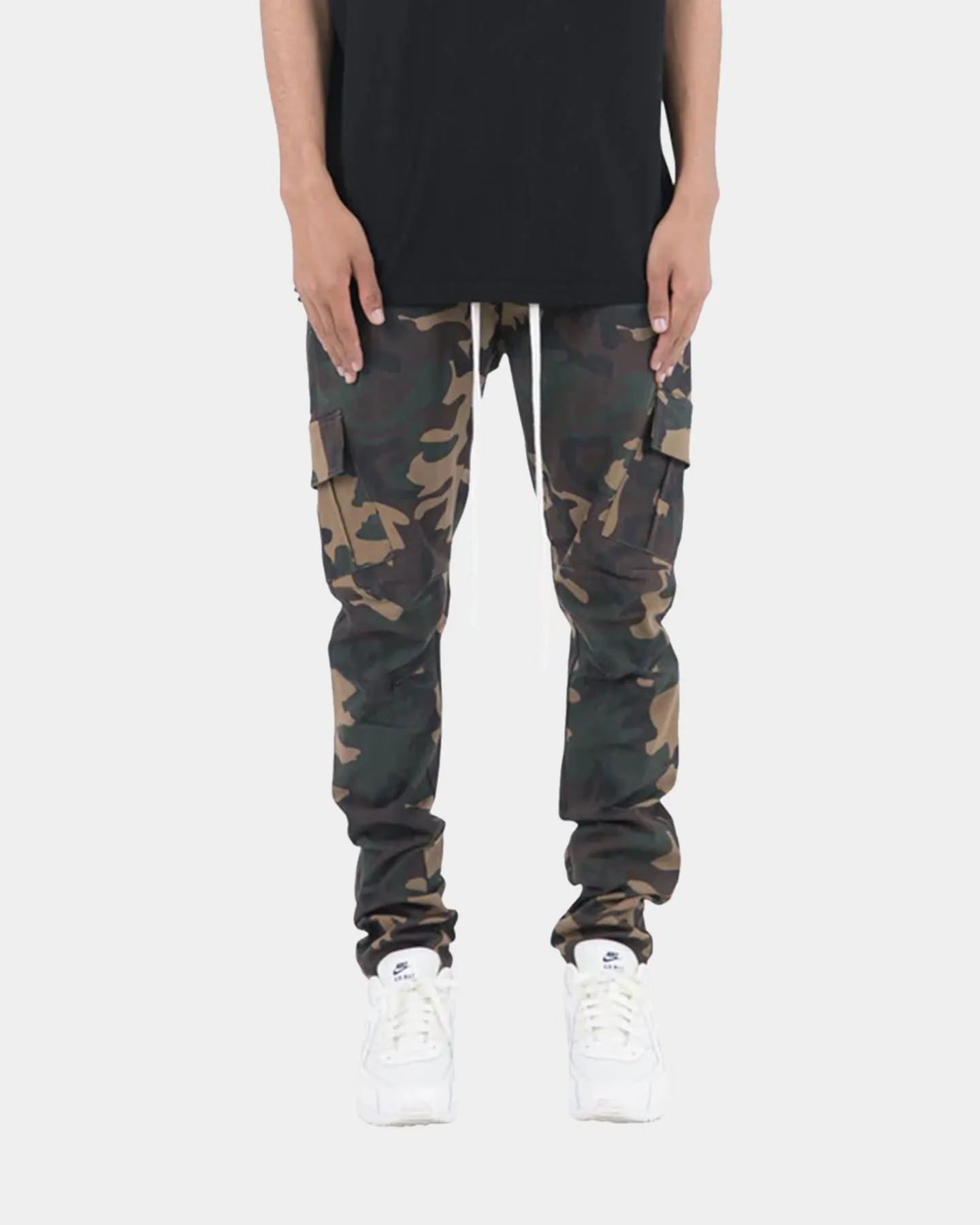 MNML Cargo Drawcord II Pants Woodland Camo