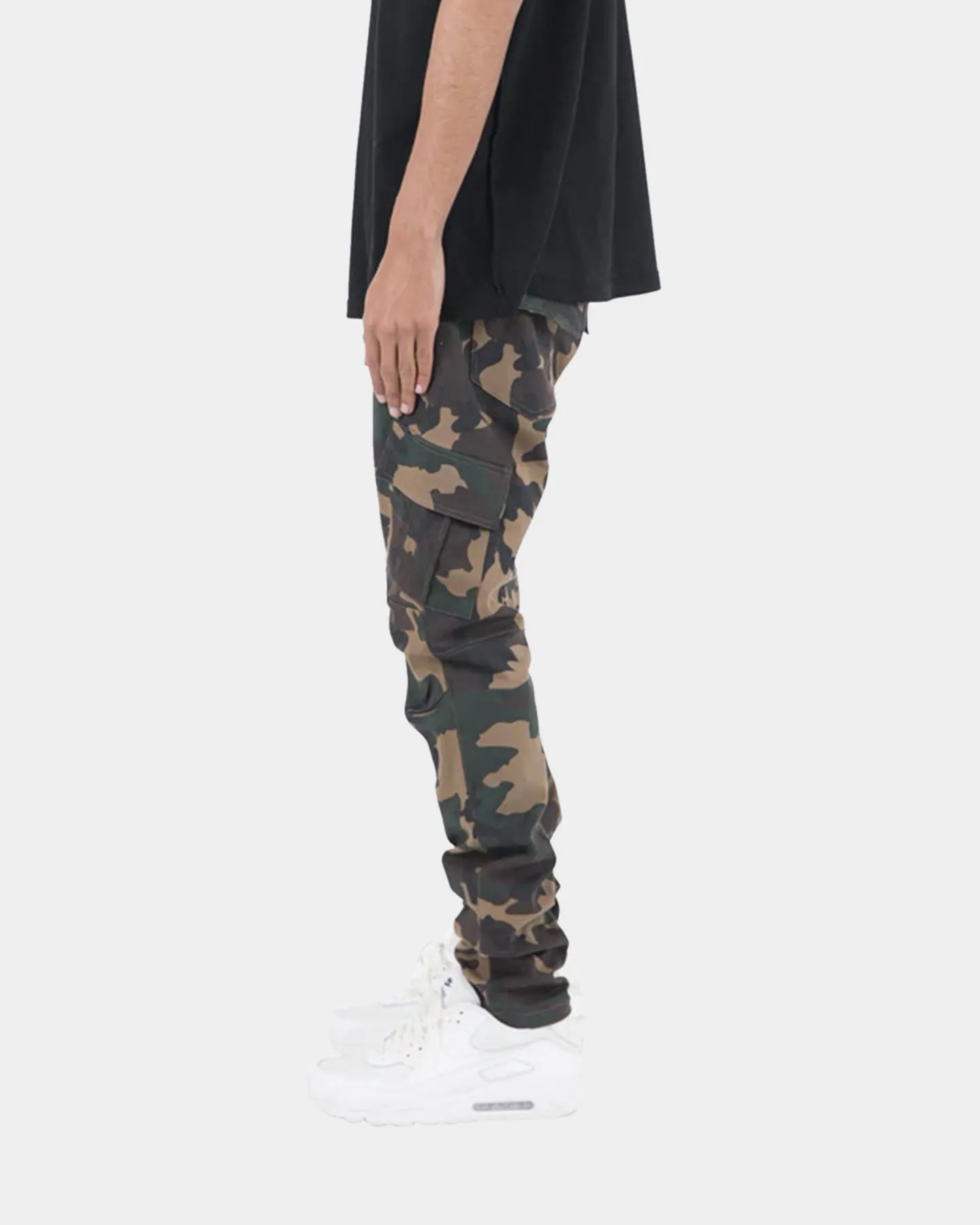 MNML Cargo Drawcord II Pants Woodland Camo