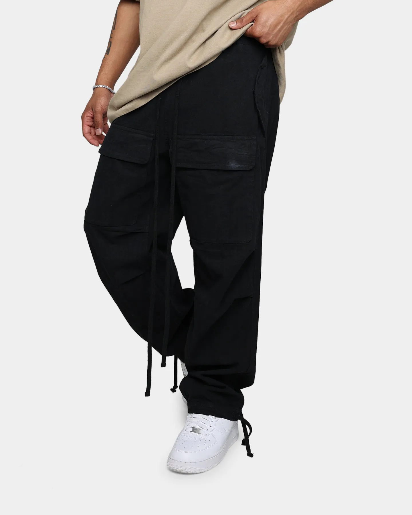 MNML Utility Cargo Pants Black