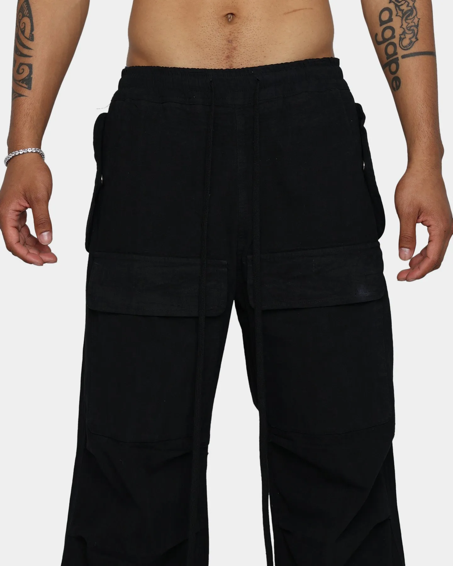 MNML Utility Cargo Pants Black