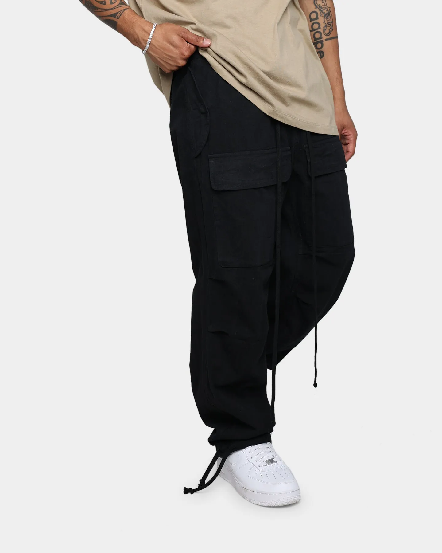 MNML Utility Cargo Pants Black