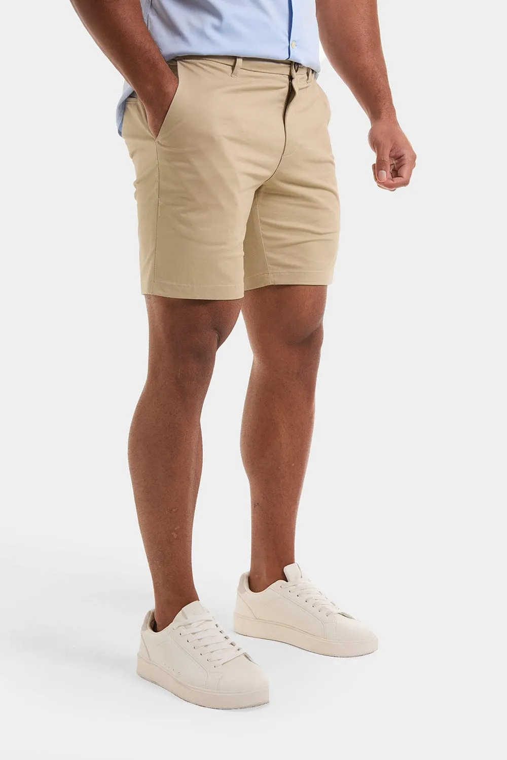 Muscle Fit Chino Shorts 2-Pack