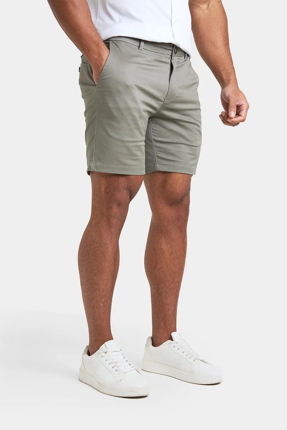 Muscle Fit Chino Shorts 4-Pack