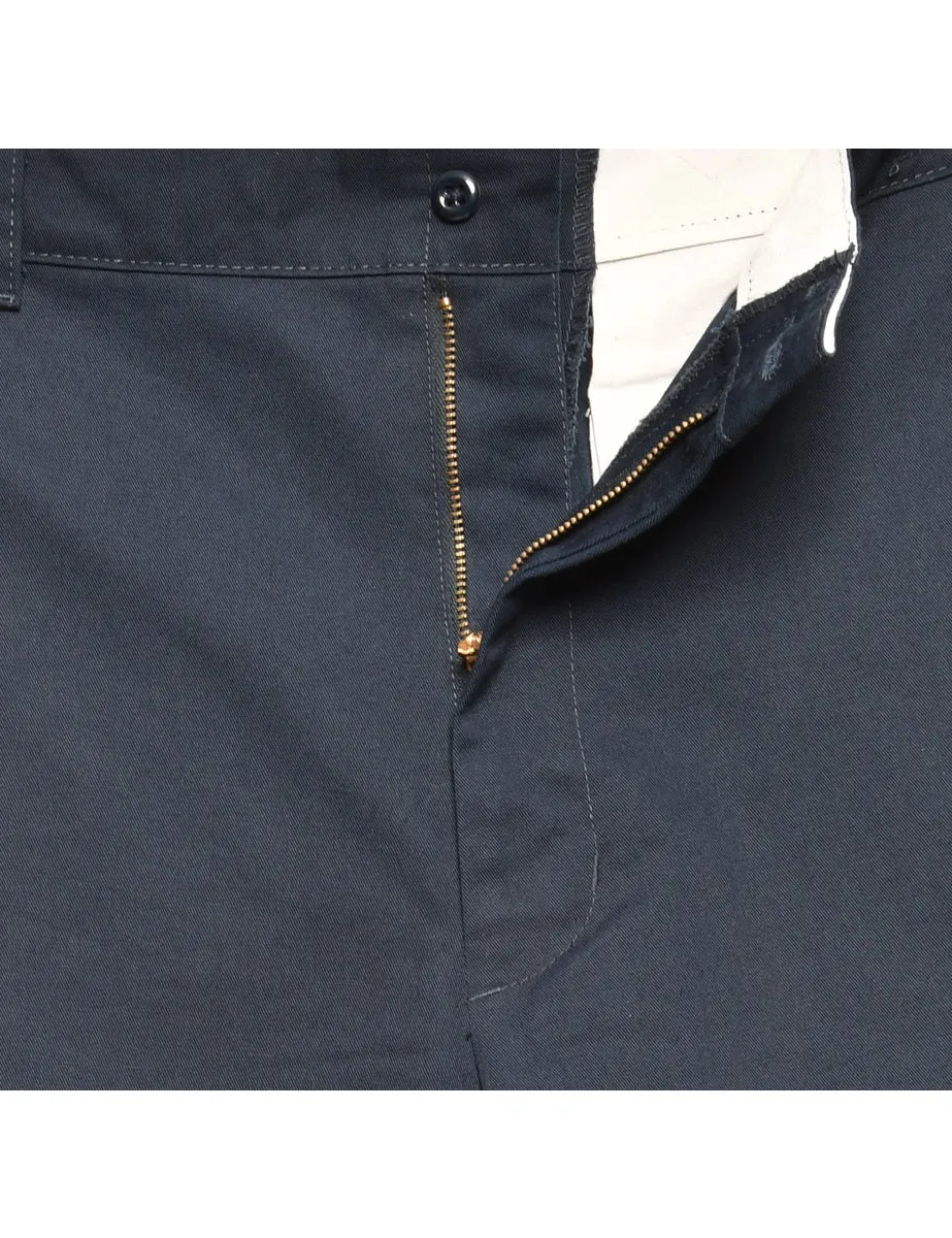 Navy Classic Chino Style Trousers - W35 L36