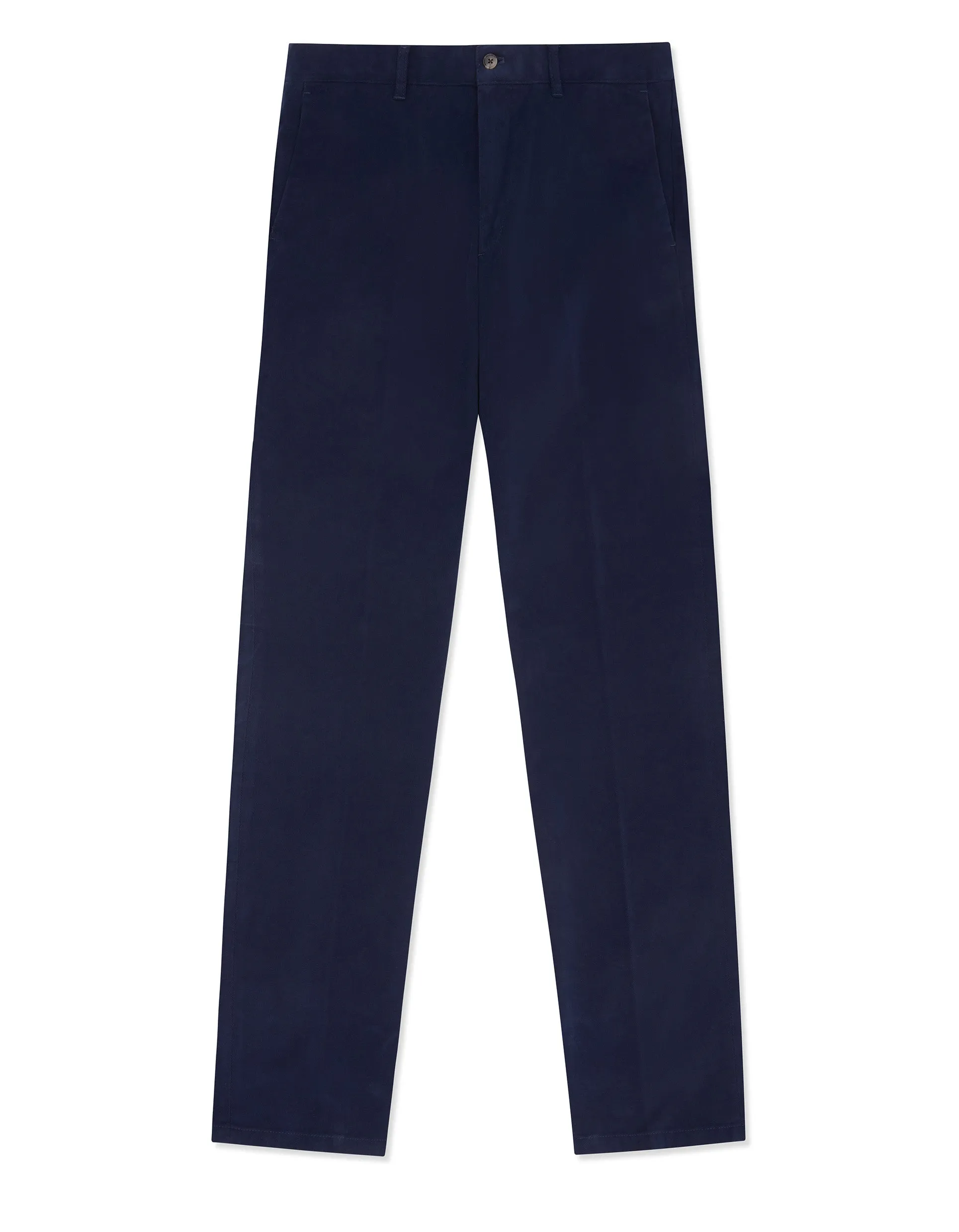 Navy Cotton Stretch Chino