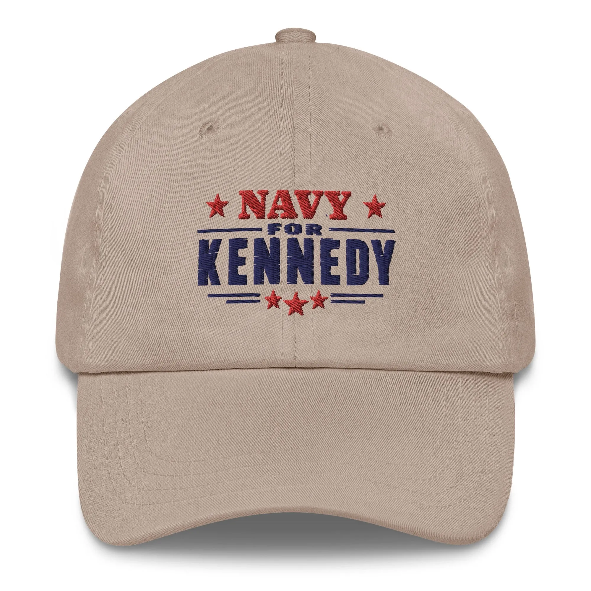 Navy for Kennedy Embroidered Dad Hat