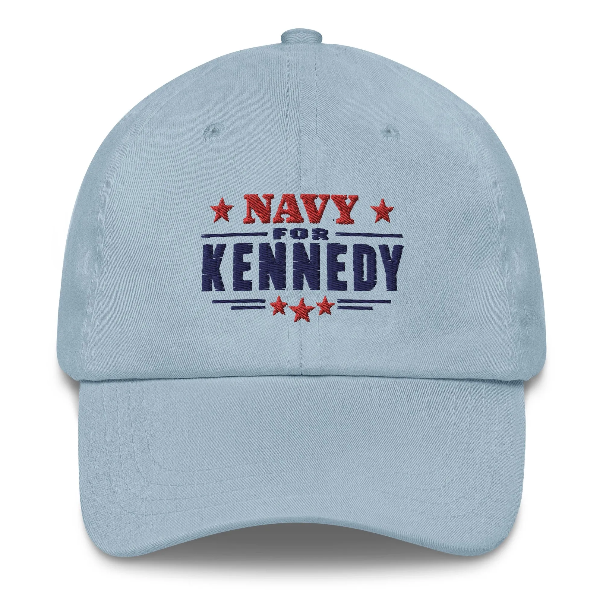 Navy for Kennedy Embroidered Dad Hat