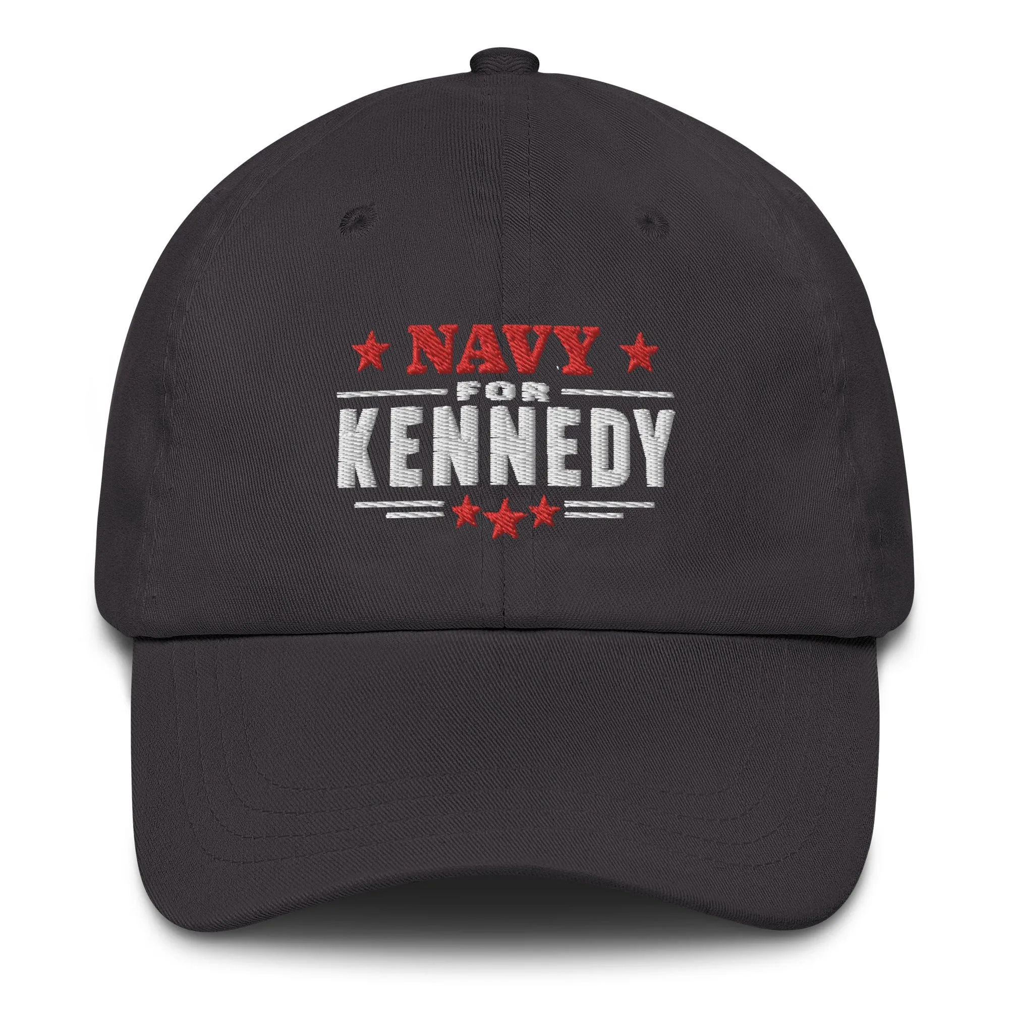 Navy for Kennedy Embroidered Dad Hat