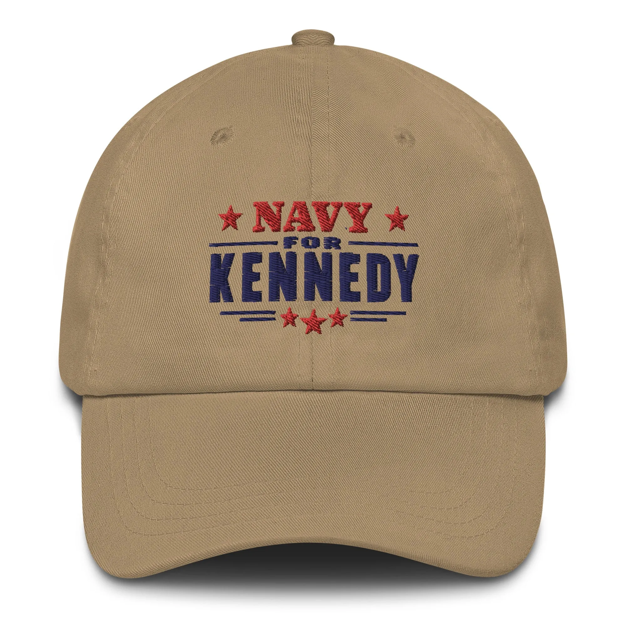 Navy for Kennedy Embroidered Dad Hat