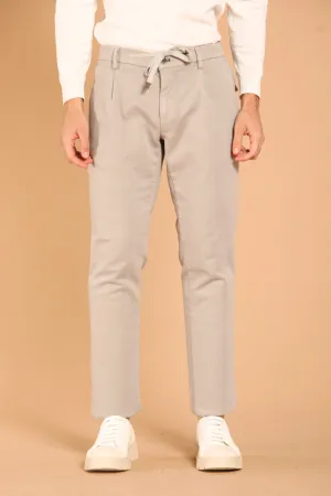 New York Golf 1 Pinces pantalone chino jogger uomo in felpa regular fit