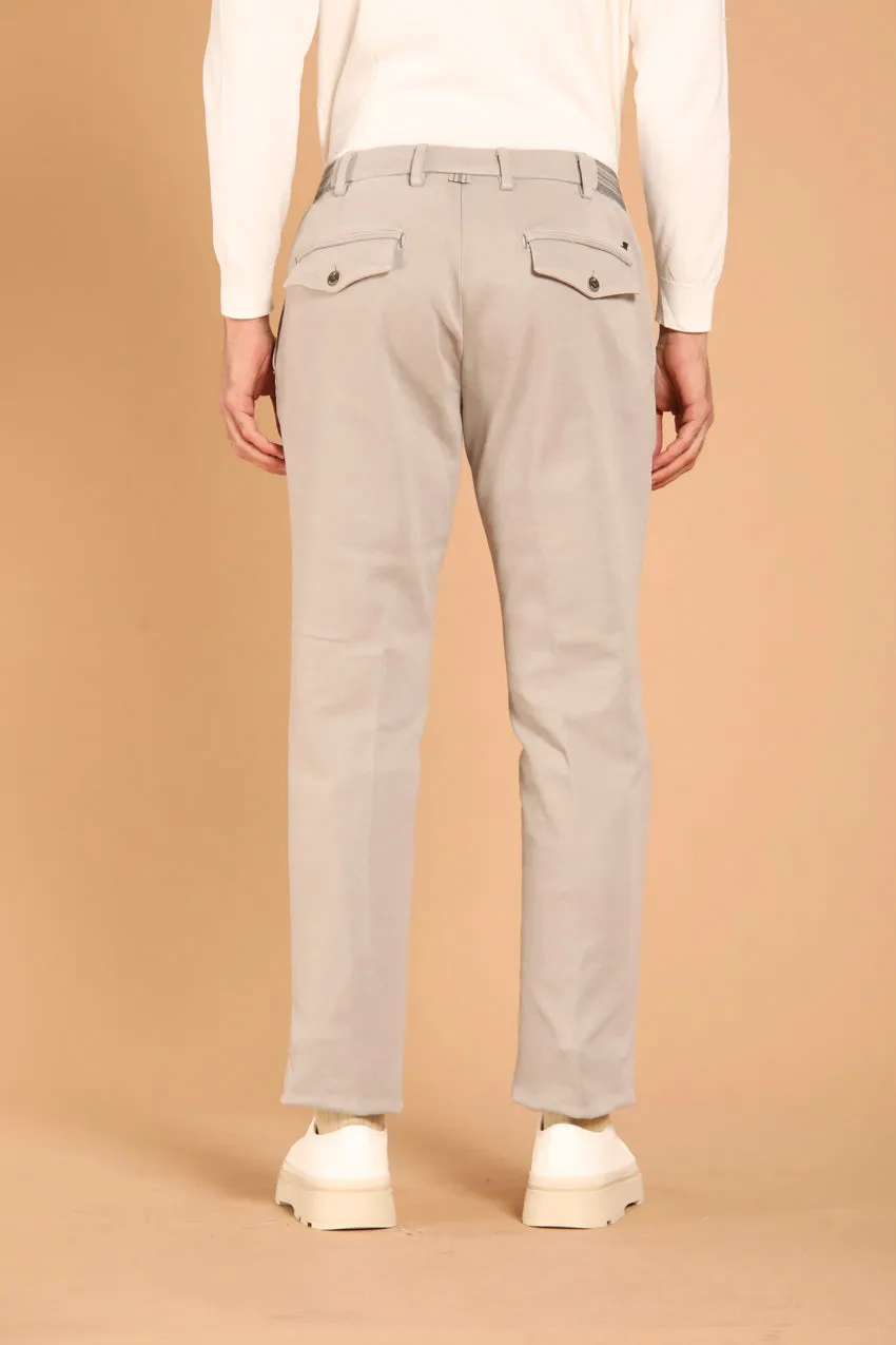 New York Golf 1 Pinces pantalone chino jogger uomo in felpa regular fit