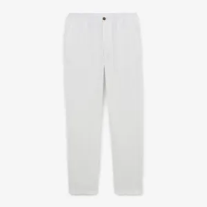 Pantalon 738 en lin blanc