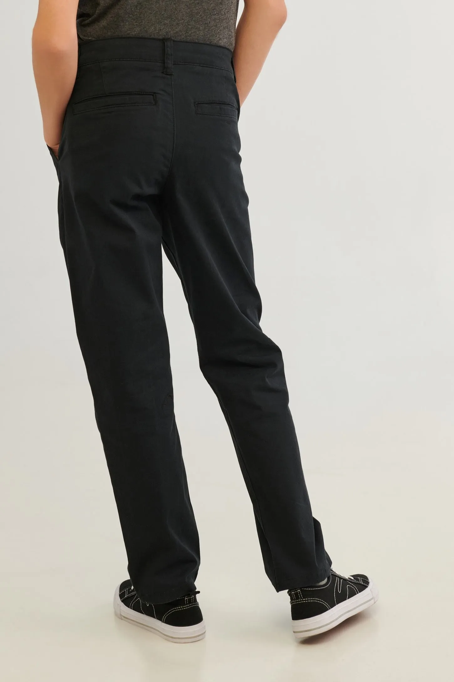 Pantalon chino en twill brossé - Ado garçon