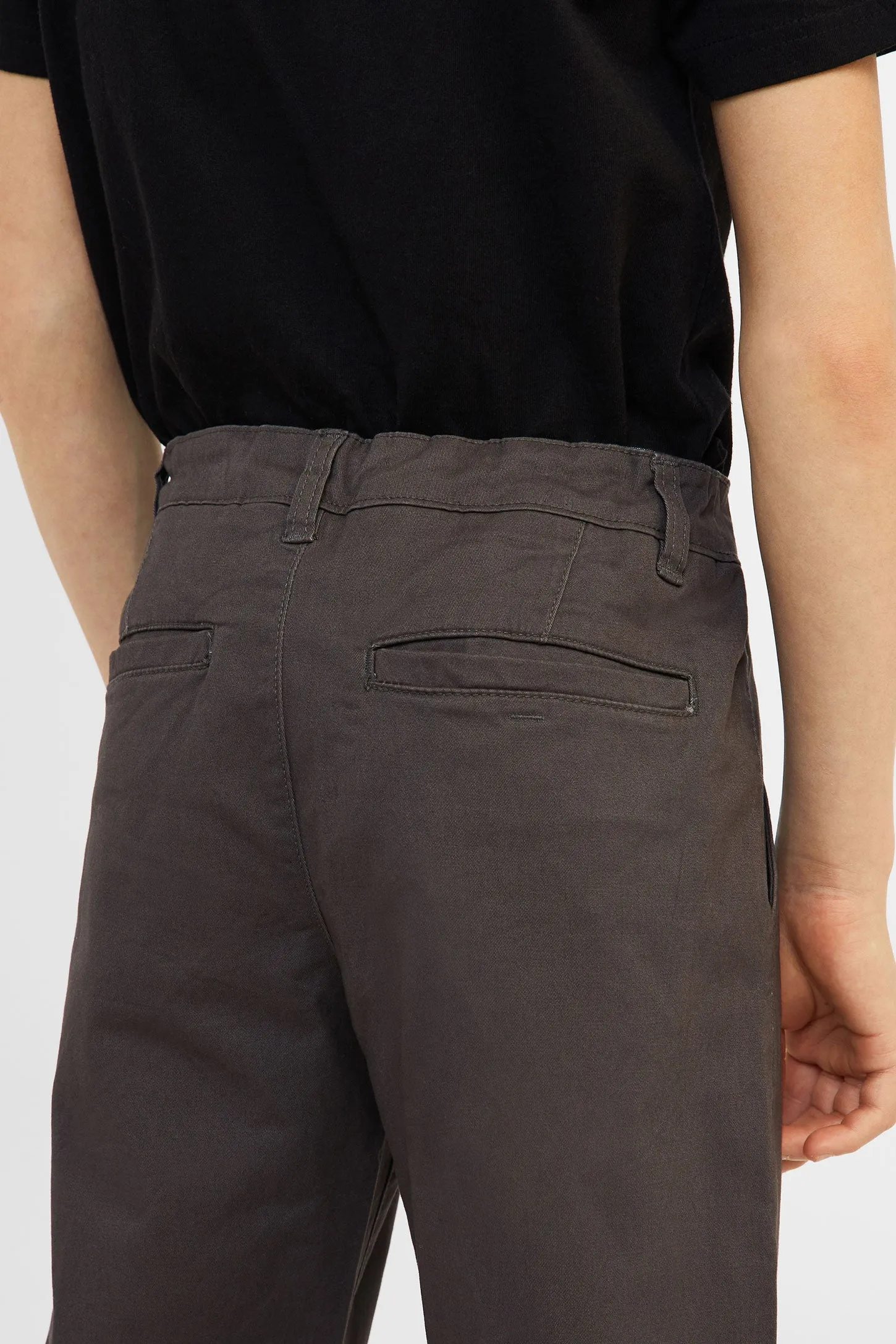 Pantalon chino en twill brossé - Ado garçon