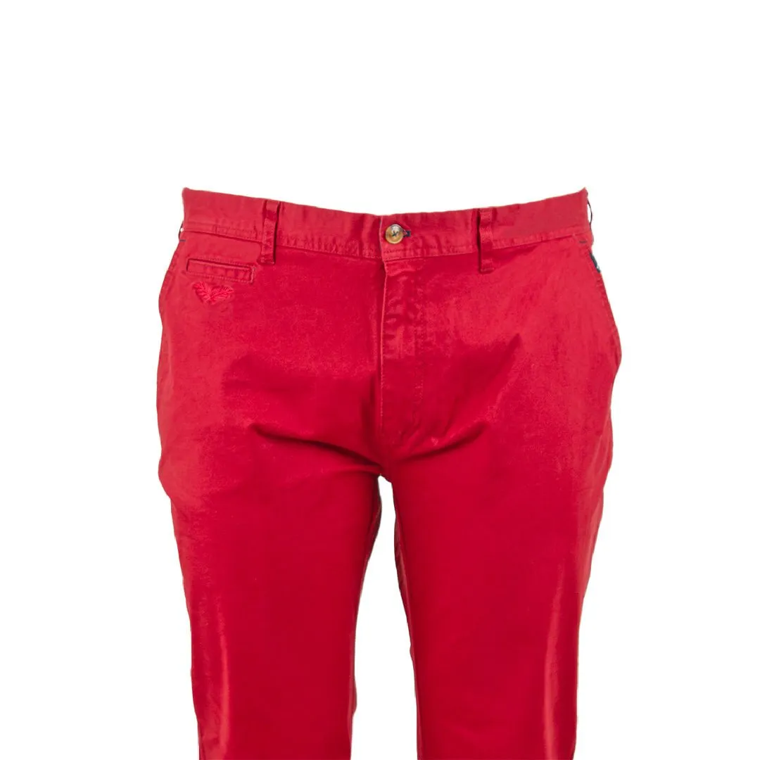 Pantalon chino rouge