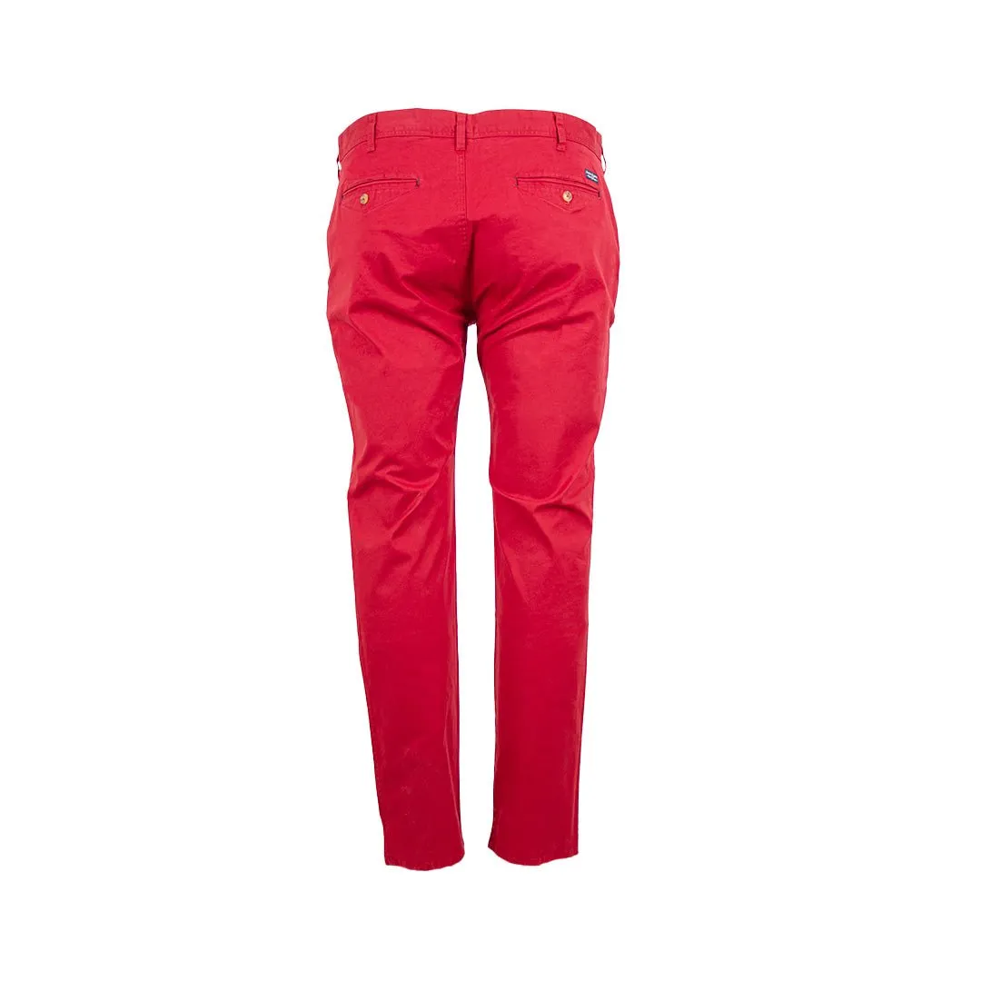 Pantalon chino rouge