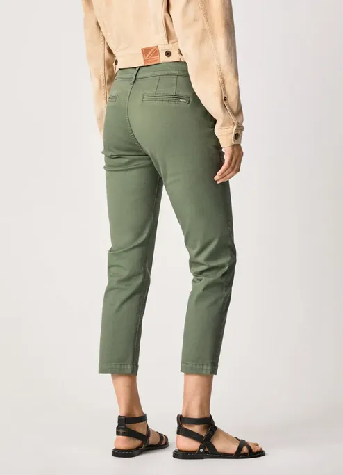 Pepe Jeans Pantalone Chino Slim Maura PL211547YE4R 684 vineyard green