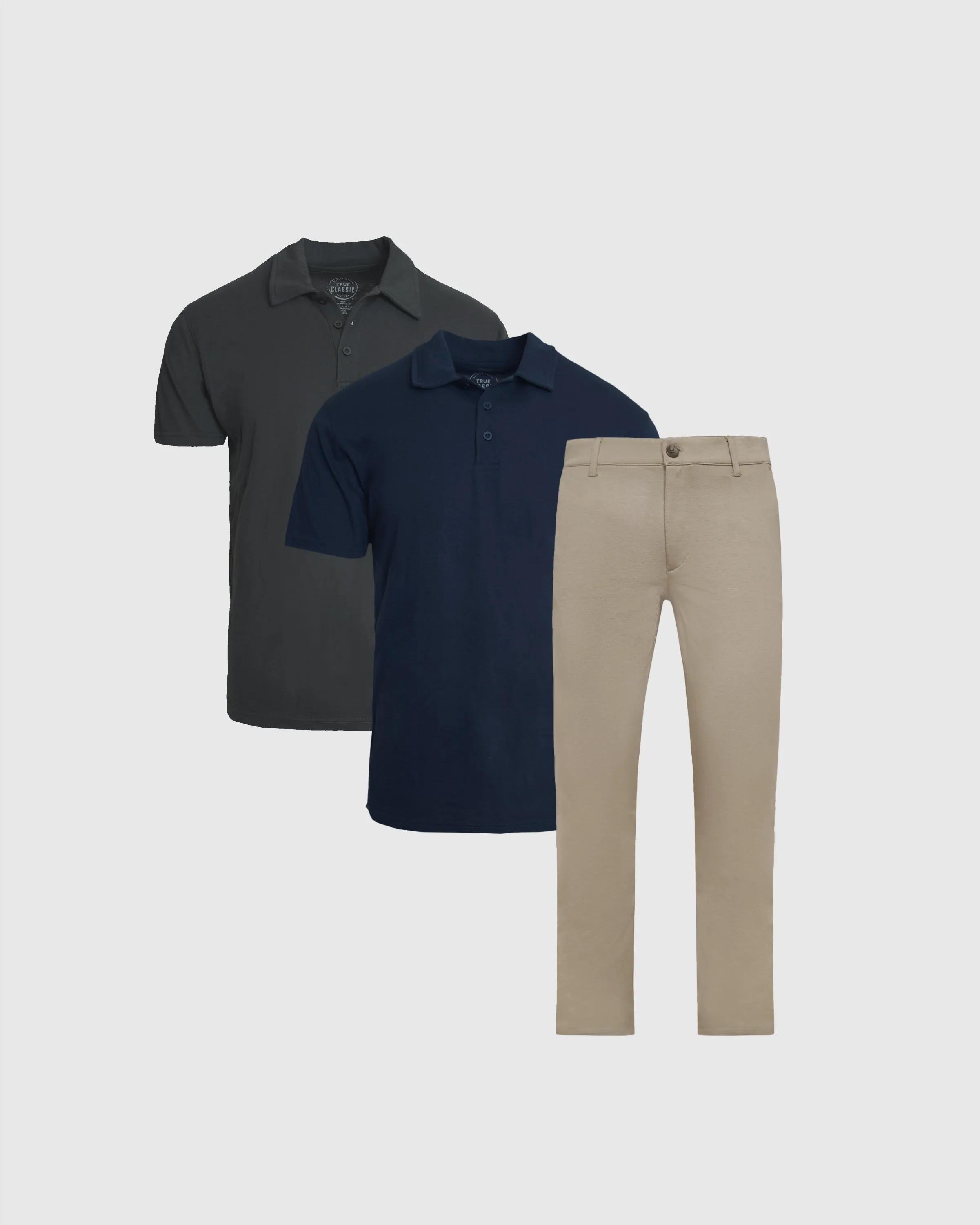 Polo & Slim Comfort Knit Chino Pant 3-Pack