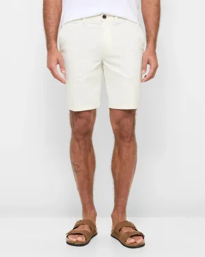 popular  Australian Cotton Slim Chino Shorts - Pale Stone