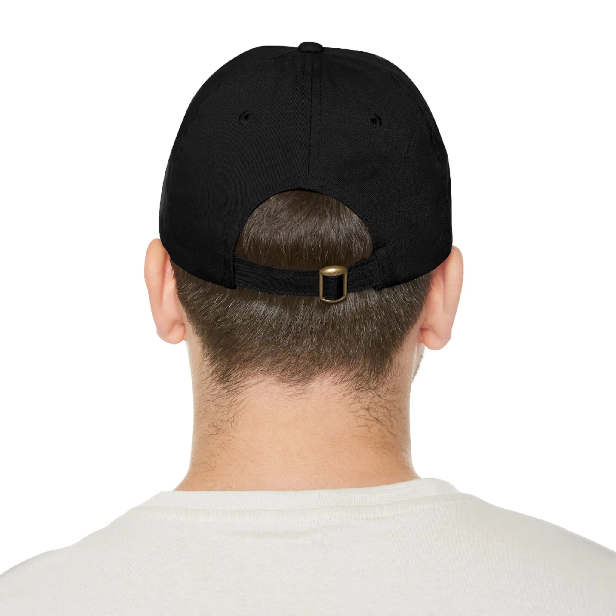 Racing Fan's Dad Hat with Leather Patch