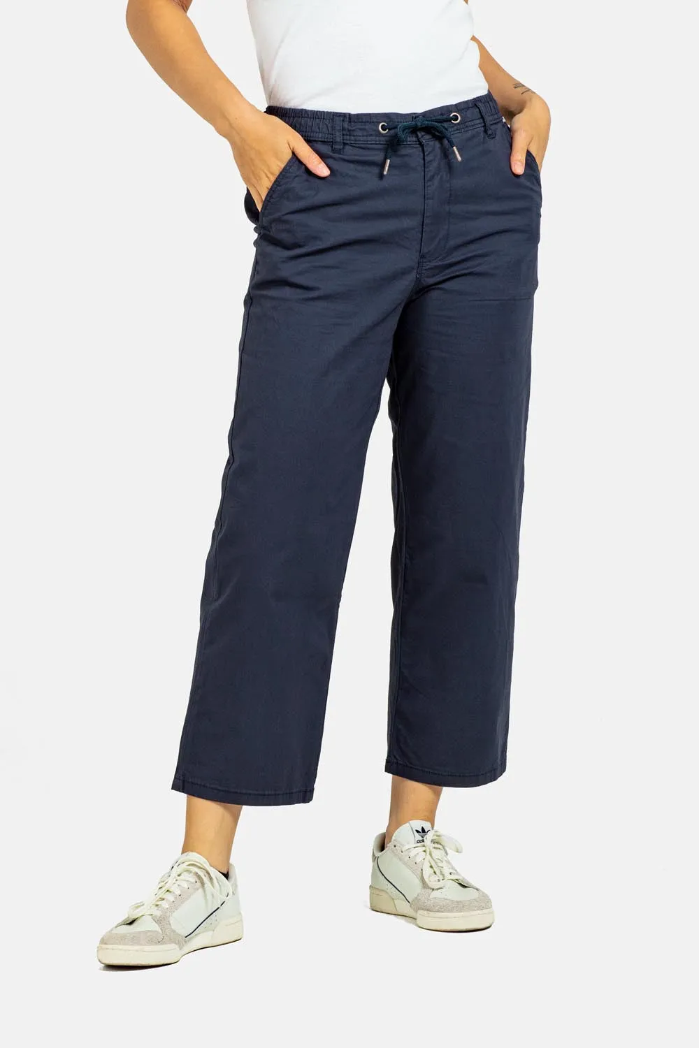 Reflex Women Loose Chino Light Weight  - Navy