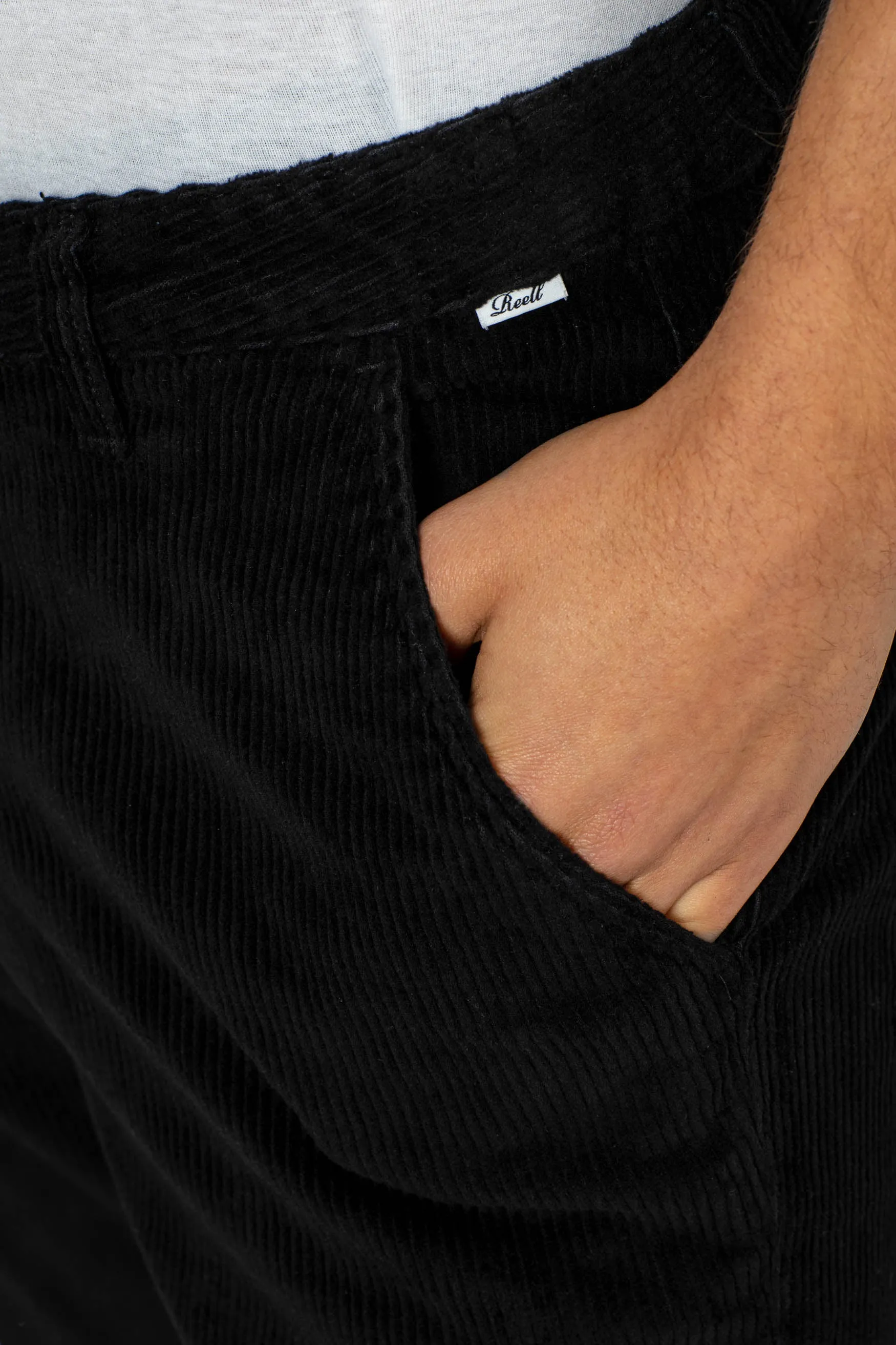 Regular Flex Chino Corduroy - Black