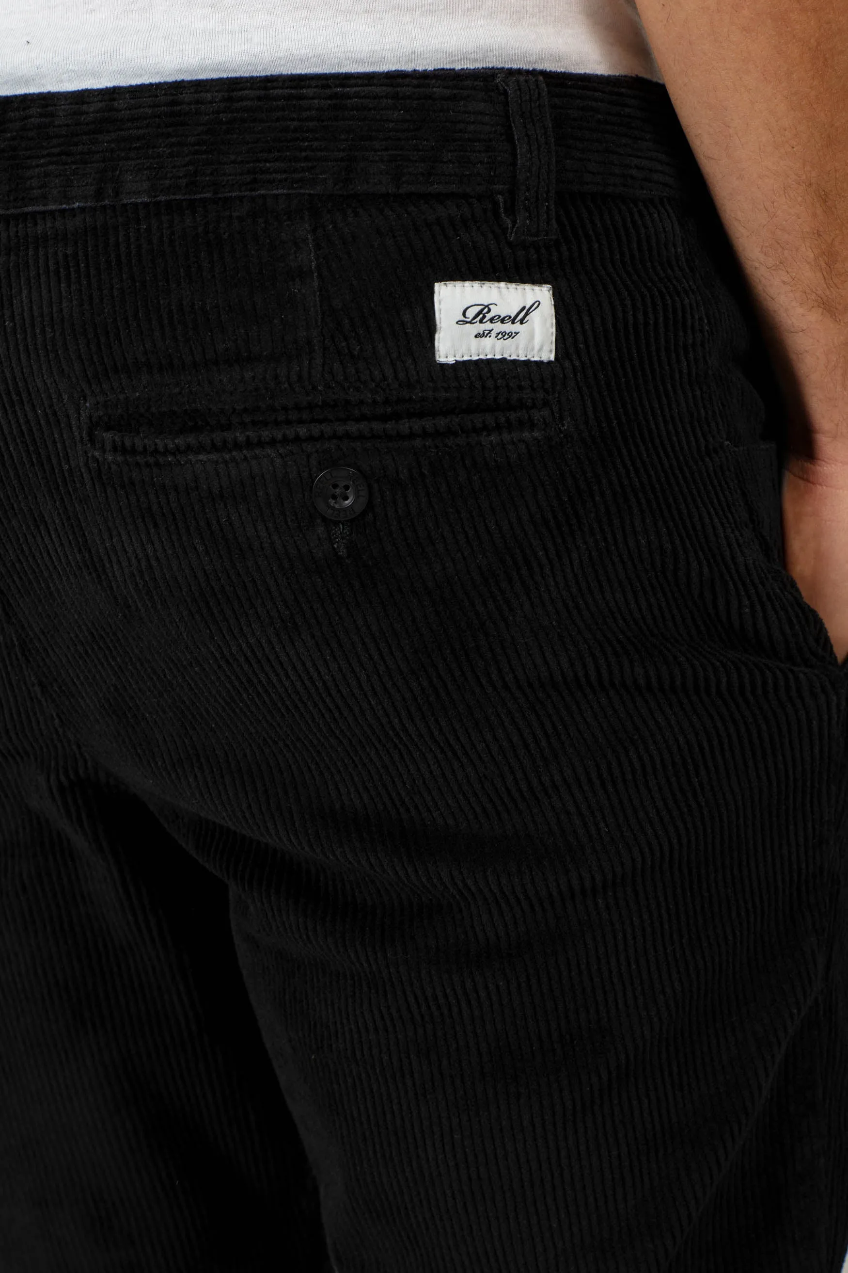 Regular Flex Chino Corduroy - Black